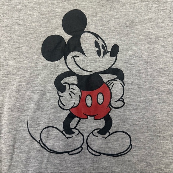 Disney Gray Mickey Mouse Graphic Short Sleeve Tee - Picture 4 of 4